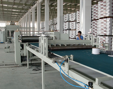 Composite floor production line